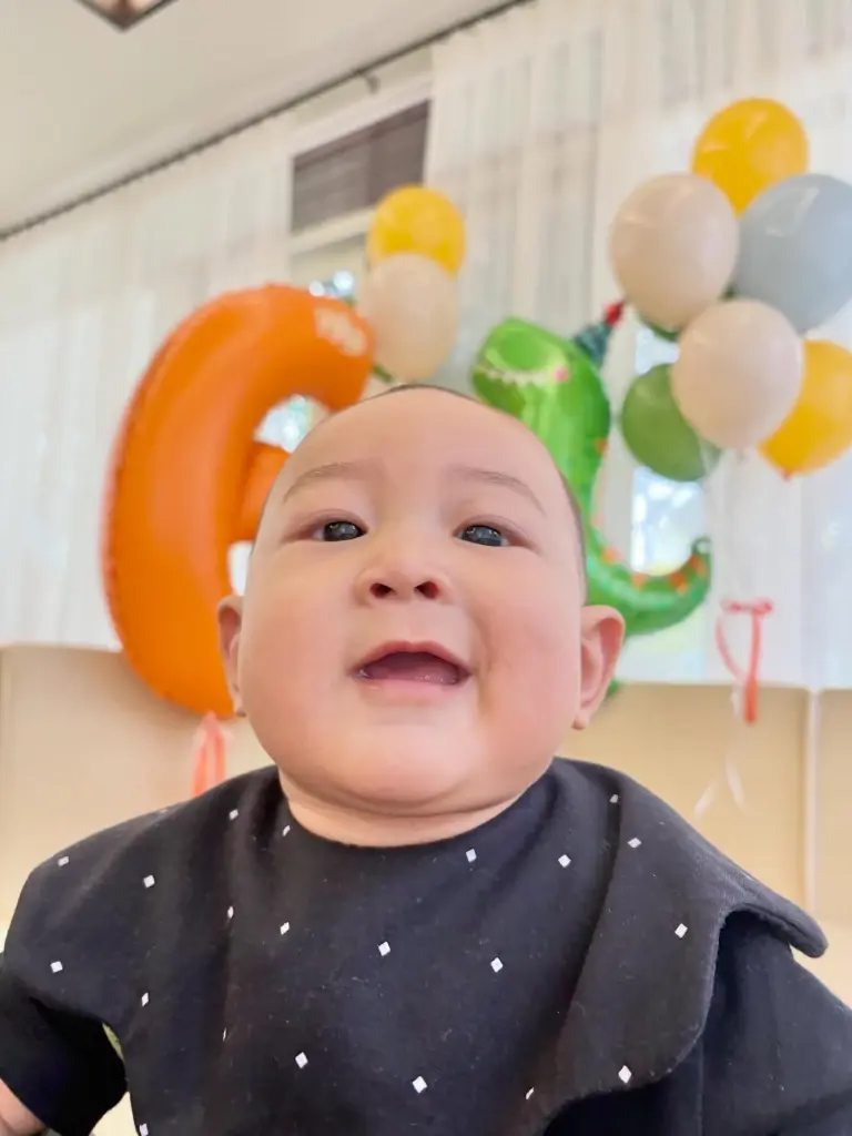 "แมท ภีรนีย์" รีวิวพัฒนาการ ลูก วัย 6 เดือน กินเก่งสุดกวน