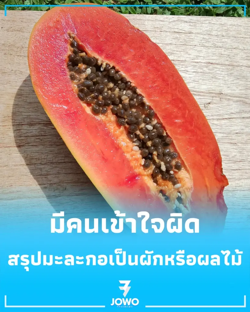 แยกให้ถูก มะละกอเป็นผักหรือผลไม้ เช็กข้อเท็จจริงที่สายกินต้องรู้