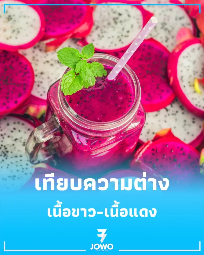 แก้วมังกร ขาวหรือแดง เลือกกินอย่างไรให้ตรงใจสายสุขภาพ