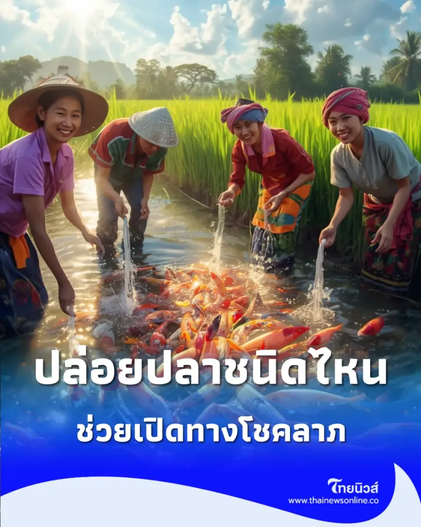 เช็กดวง 7 วันเกิด ปล่อยปลาชนิดไหน เสริมงานรุ่ง-เงินพุ่ง