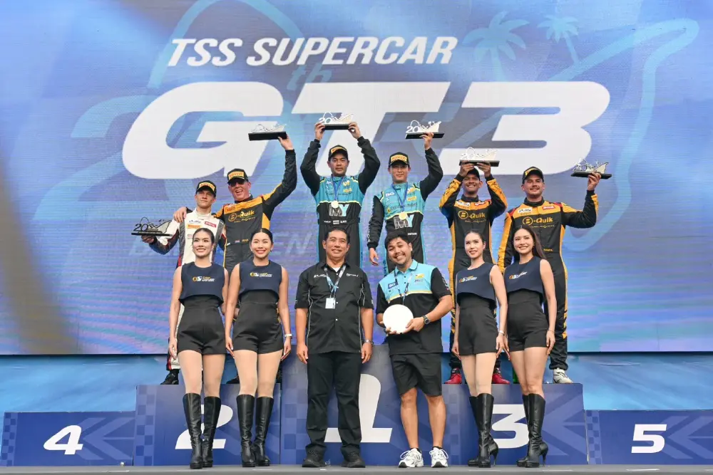 "ต๊อด ปิติ" ซิ่ง Honda NSX  GT3 แซงท้ายเกม! สิงห์ มอเตอร์สปอร์ตฯ เหมาชัย GT3 ศึกบางแสน