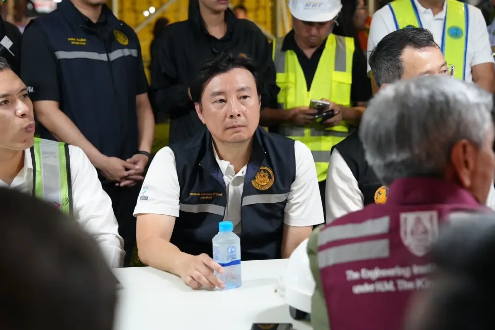 "เจเศรษฐ์" ลงพื้นที่ด่วน! กำชับกรมโยธาฯ เร่งประเมินความปลอดภัยของอาคารโดยรอบ