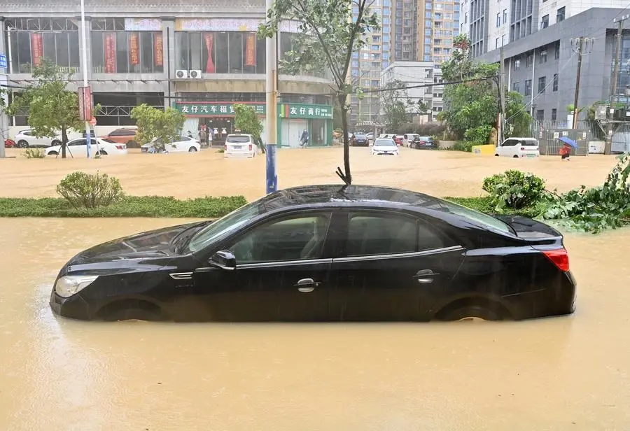 กว่างซีอ่วม! พายุไต้ฝุ่นไมสักถล่มจีนตอนใต้ ทำฝนตกหนักรุนแรงฉับพลัน