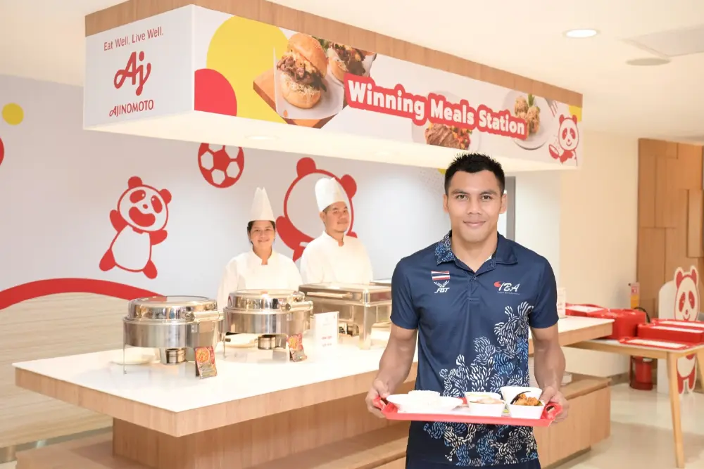 อายิโนะโมะโต๊ะ ต่อยอด "Ajinomoto Victory Canteen" ปีที่ 2  หนุนนักกีฬาไทย เอเชียนเกมส์ 2026