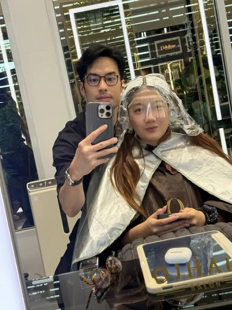 ส่องลุคใหม่ "น้องวันใหม่" โตเป็นสาวแล้ว "บอย ปกรณ์" พาทำสีผมใหม่