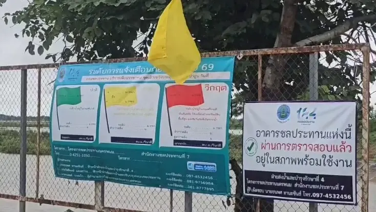 วิกฤต! น้ำโขงนครพนม พุ่งเฉียดตลิ่ง เตือน 7 อำเภอพร้อมรับมือ