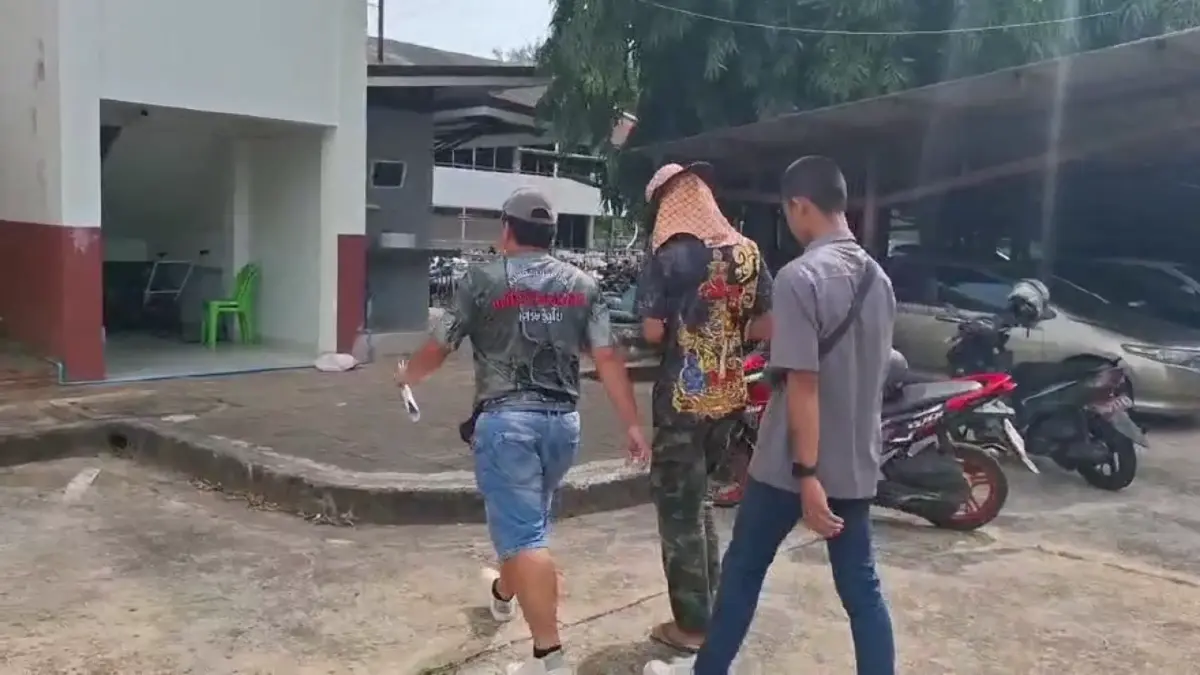 ตร.รวบหนุ่มกระบะชิ่งค่าน้ำมัน 2 พัน พ่อพามอบตัววอนสังคมให้อภัย