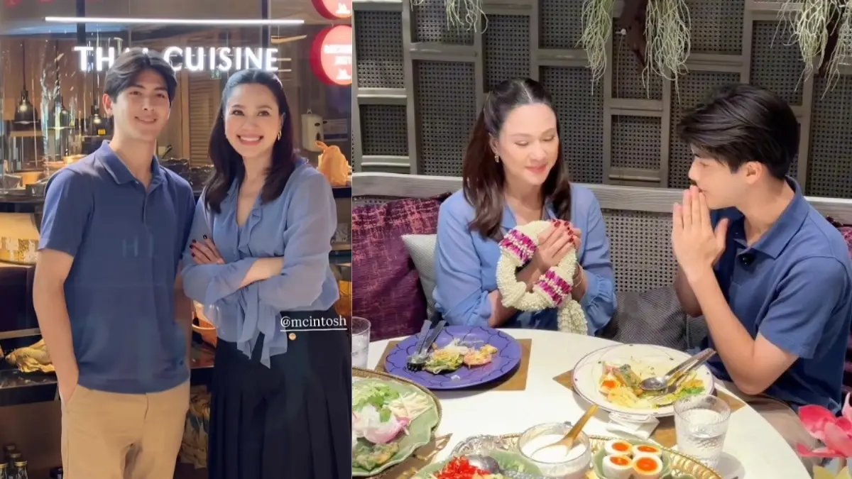 เผลอแป๊บเดียวโตเป็นหนุ่ม  "น้องแม็ค" ลูกชายคนโต แหม่ม คัทลียา