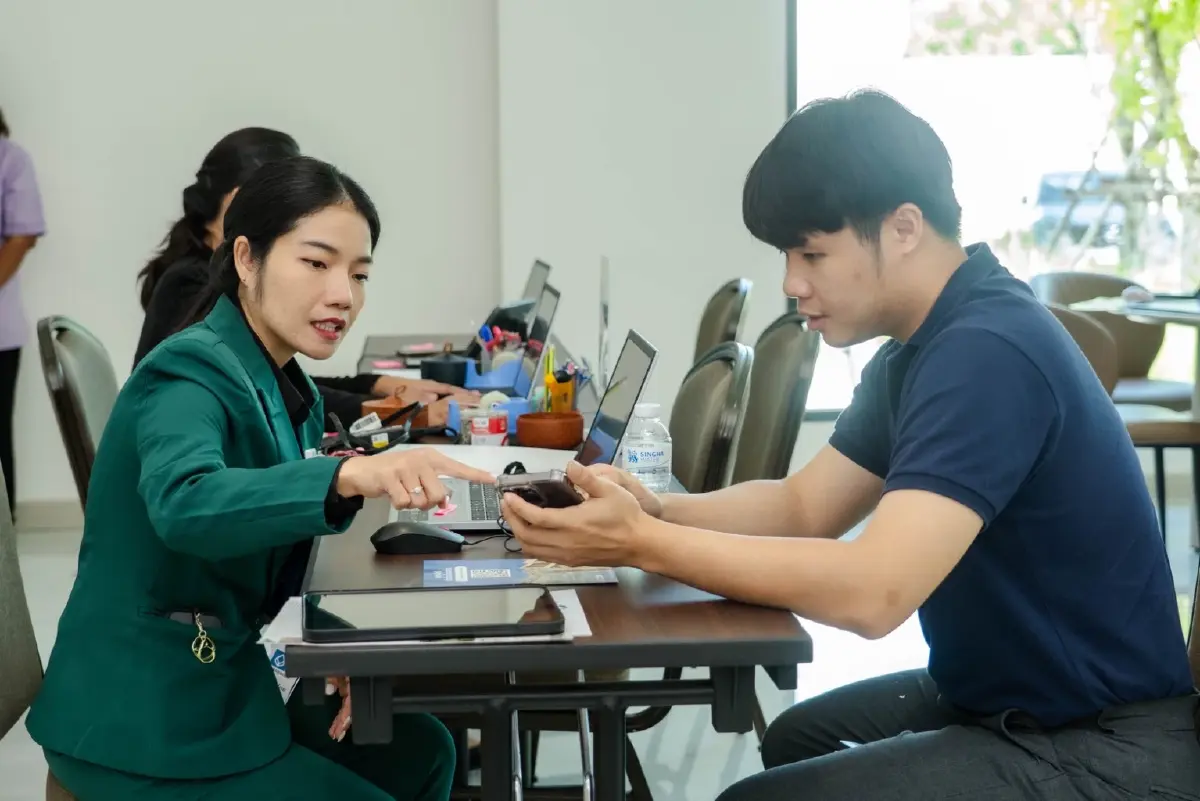 เริ่มแล้ว "บ้านชาวไทย D:CODE ศรีนครินทร์" เปิดให้ผู้ได้รับแจ้งสิทธิ เซ็นและรับใบจองสิทธิ