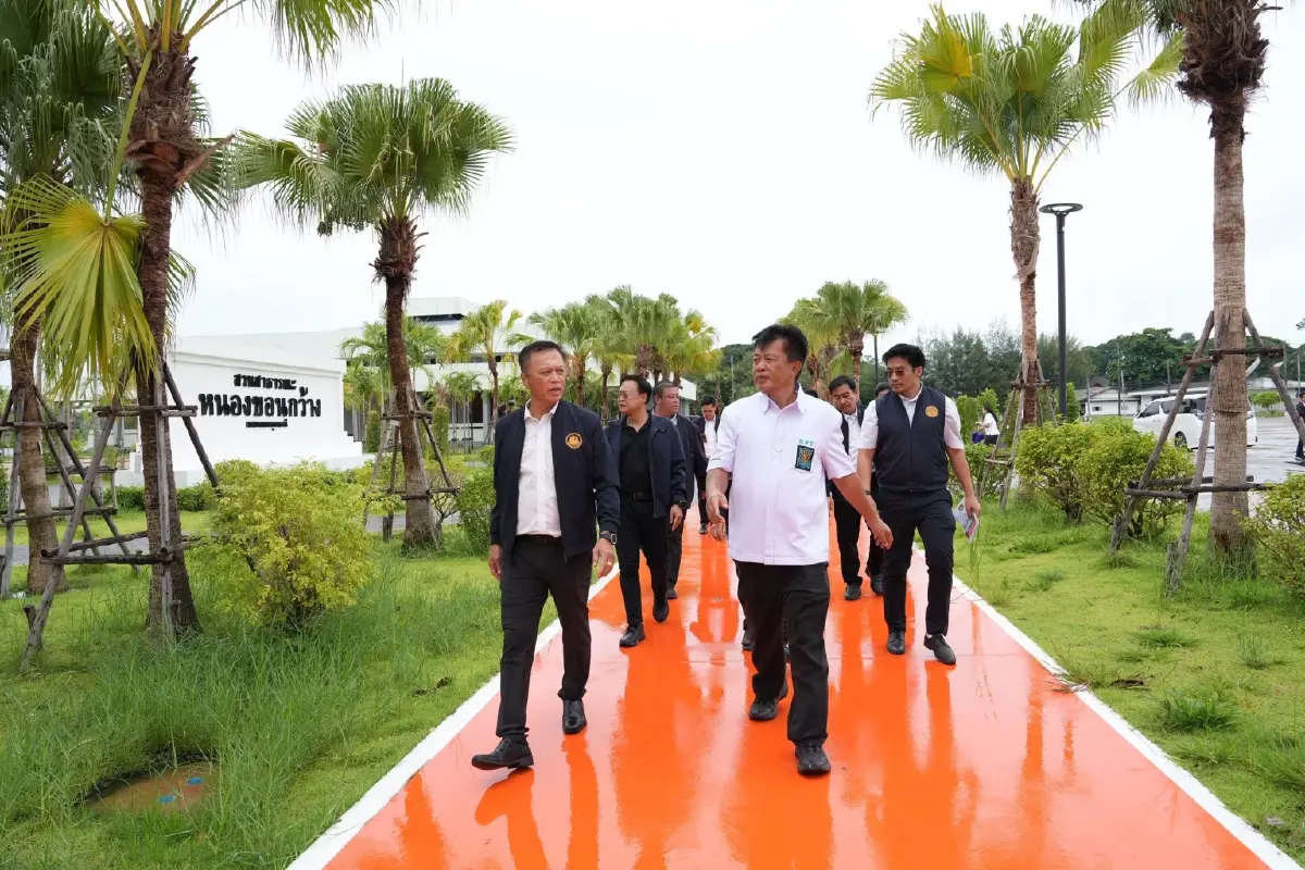อธิบดีกรมโยธาฯ ลงพื้นที่อุดรธานี เร่งรัดซุ้มประตูเมือง ต่อยอดโมเดลหนองขอนกว้าง