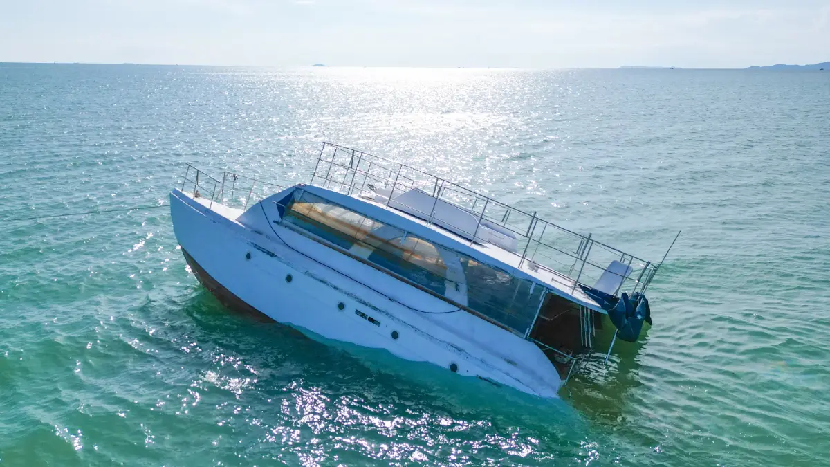 เรือยอร์ชหรู 30 ล้าน น้ำมันทะลักจมทะเลสัตหีบ เร่งตามเจ้าของด่วน