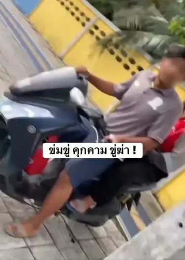 โดน 5 ข้อหา หนุ่มขับย้อนศร ข่มขู่ชายปั่นจักรยานวัย 61