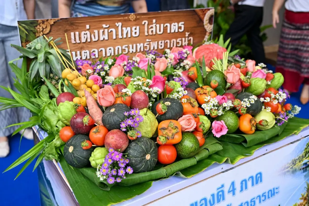 กรมทรัพยากรน้ำ ชวน “แต่งผ้าไทย ใส่บาตร เดินตลาด” สัมผัสของดี 4 ภาค จากแหล่งน้ำสาธารณะ