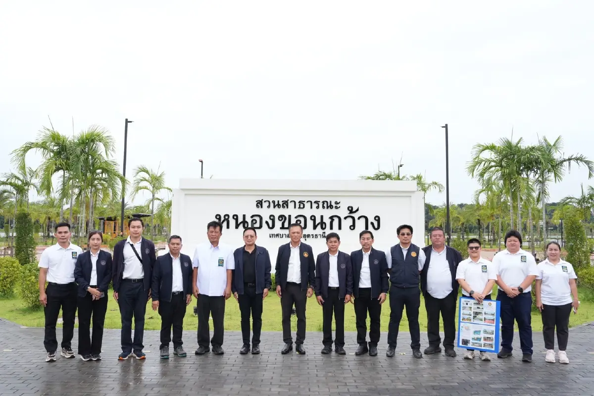 อธิบดีกรมโยธาฯ ลงพื้นที่อุดรธานี เร่งรัดซุ้มประตูเมือง ต่อยอดโมเดลหนองขอนกว้าง