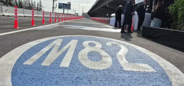 มอเตอร์เวย์ M82 วิ่งฟรี 2 ปีเต็ม สายบางขุนเทียน–เอกชัย–บ้านแพ้ว 