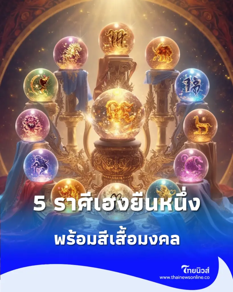 เปิดราศี "คนดวงดี" เดือนกันยายน พร้อม "สีเสื้อมงคล" เสริมโชค 
