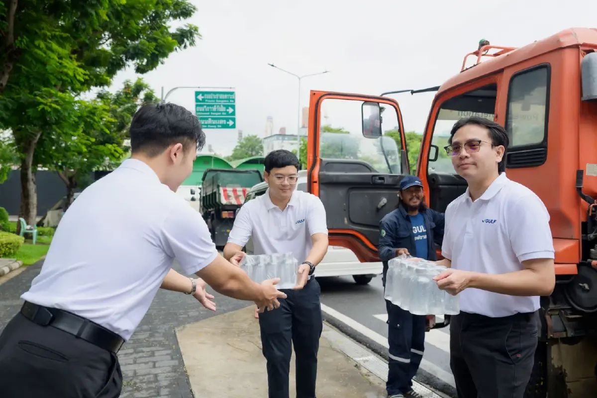 GULF ระดมทีม กัลฟ์อาสา ช่วยเหลือผู้ประสบภัยน้ำท่วมพื้นที่กรุงเทพมหานคร