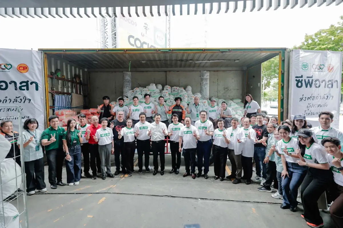 "ศุภชัย เจียรวนนท์" นำทัพ ซีพีอาสา ร้อยเรียงความดี ระดมอาหาร–น้ำดื่ม–สิ่งของจำเป็น ช่วยน้ำท่วมกรุงเทพฯ