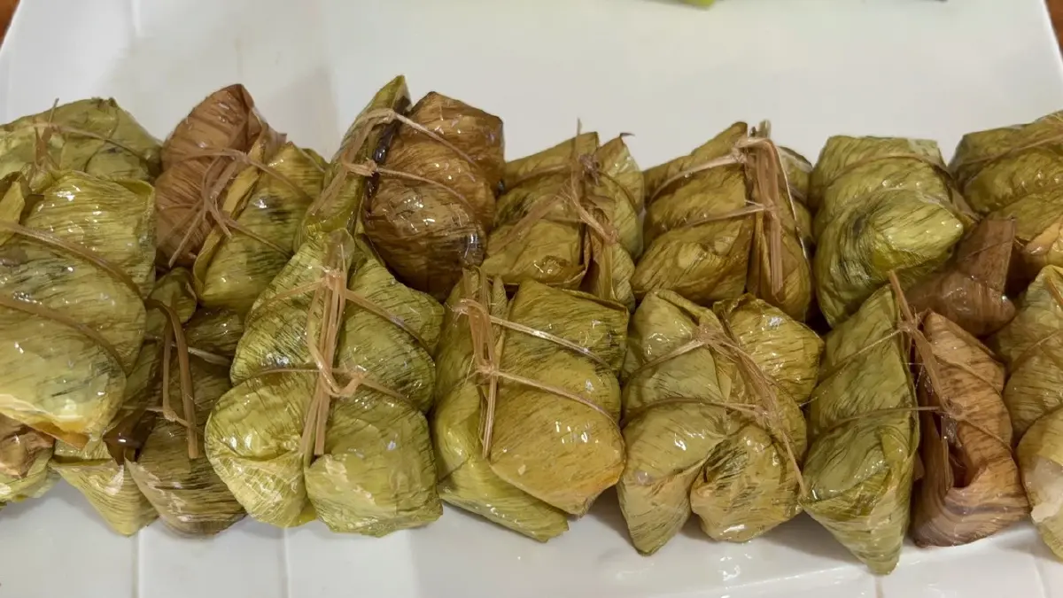 ข้าวต้มมัดตอก สูตรโบราณ หอมหวานมัน อร่อนนาน 3 วันไม่มีบูด