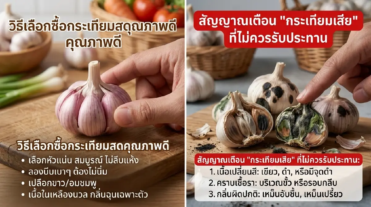 กระเทียมไทย-จีน-โทน ต่างกันยังไง? สรุปวิธีเลือกให้เป๊ะ  