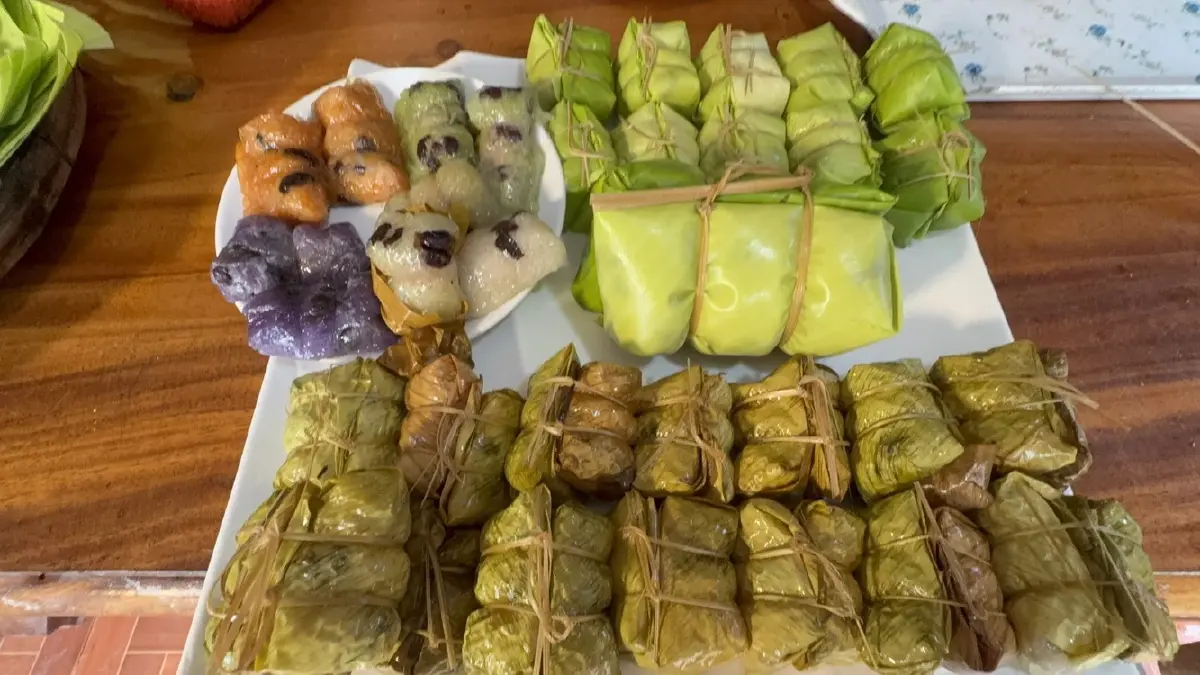 ข้าวต้มมัดตอก สูตรโบราณ หอมหวานมัน อร่อนนาน 3 วันไม่มีบูด