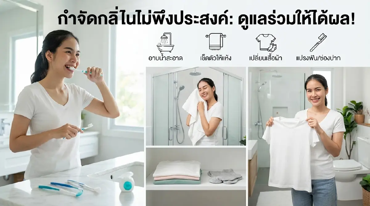อาบน้ำแล้วทำไมยังมีกลิ่น? แนะอาหารตัวช่วยลดกลิ่นจากภายใน