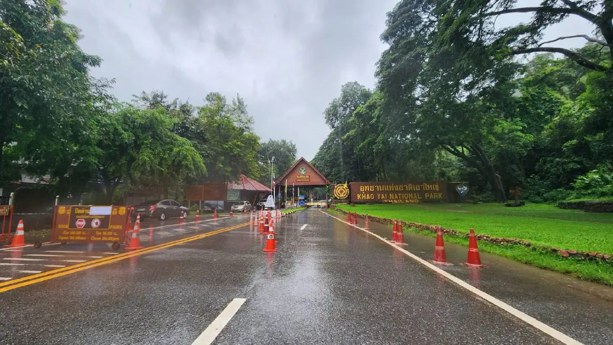 เขาใหญ่ประกาศปิด 26-27 ก.ย. หวั่นน้ำป่าทะลักเสี่ยงดินสไลด์