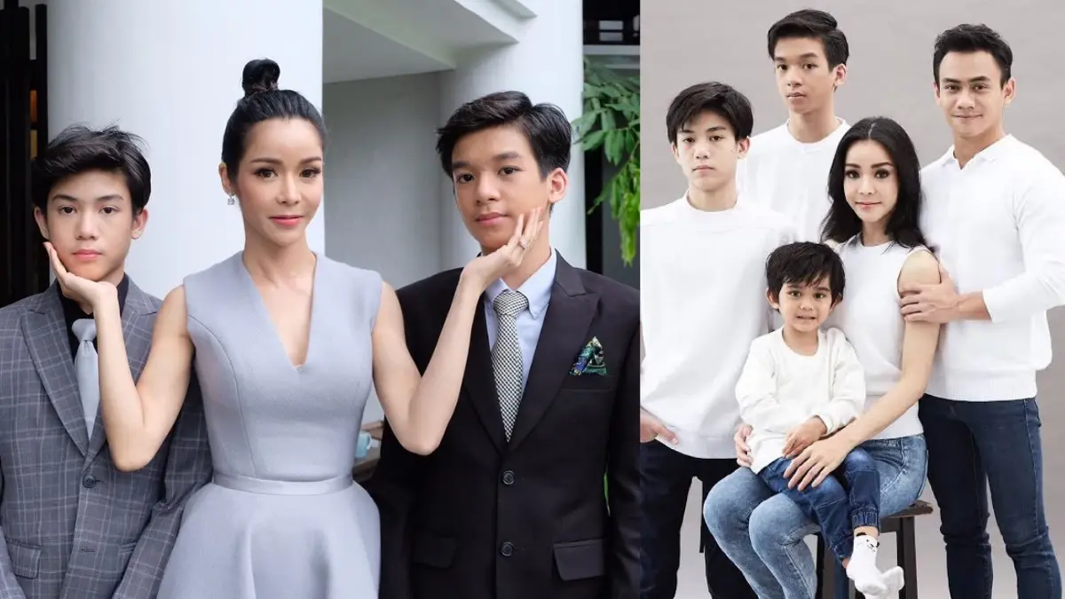 คมเข้มสไตล์อินเตอร์ ลูกชาย นุ๊ก สุทธิดา โชว์โครงหน้าเป๊ะ