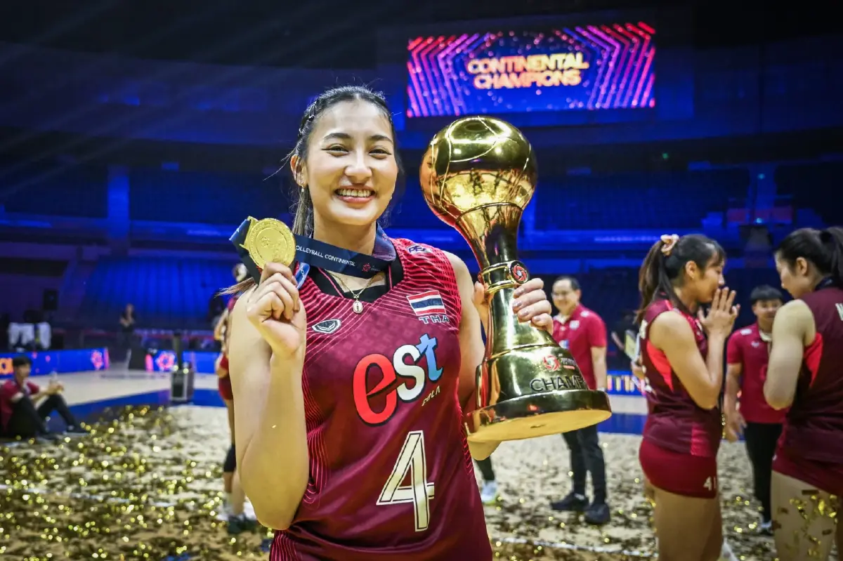 สวยสะท้านใจ โบว์ กัญญารัตน์ นักวอลเลย์บอลทีมชาติไทย ดีกรีดาวรุ่ง 