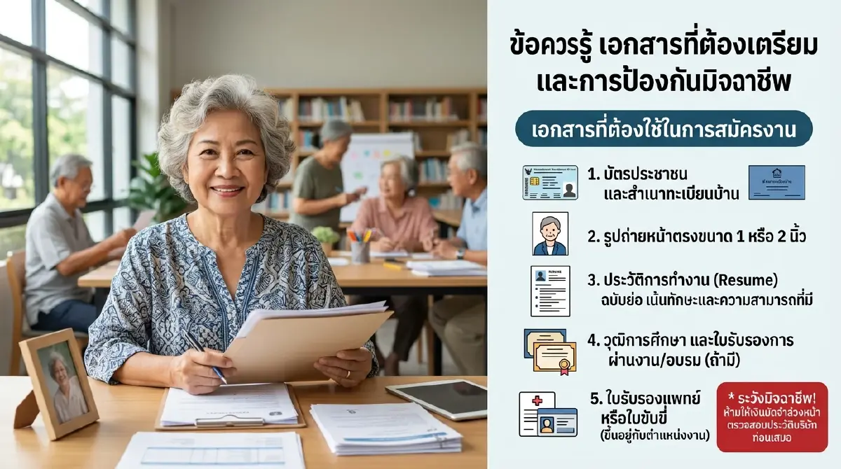 เกษียณไม่เหงา  รวมช่องทางหางานผู้สูงอายุ 60+ รัฐ-เอกชนเปิดรับ