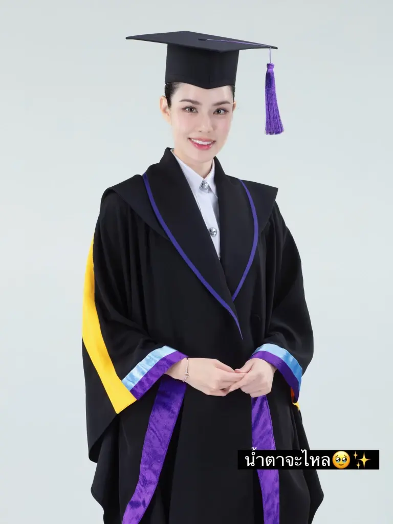 เกรซ กาญจน์เกล้า จบป.โท  ใช้เวลา 2 ปี พร้อมนำความรู้ช่วยเหลือสังคม