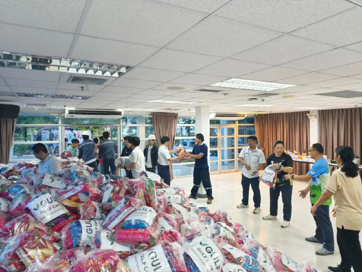 GULF สานต่อภารกิจ "GULF Care" ช่วยเหลือผู้ประสบภัยน้ำท่วมจากกรุงเทพฯ สู่ 4 ภูมิภาค