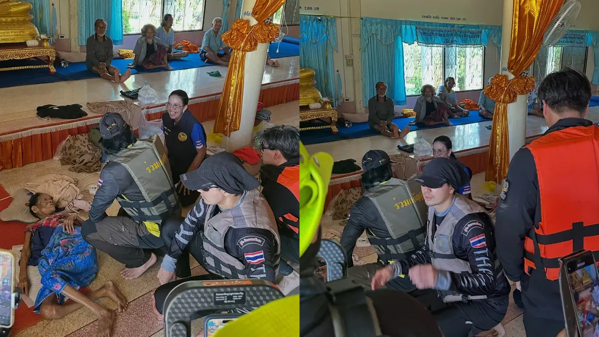 "เข้ม หัสวีร์" จับมือร่วมกตัญญู ลงพื้นที่แจกถุงยังชีพ ปราจีนบุรี 