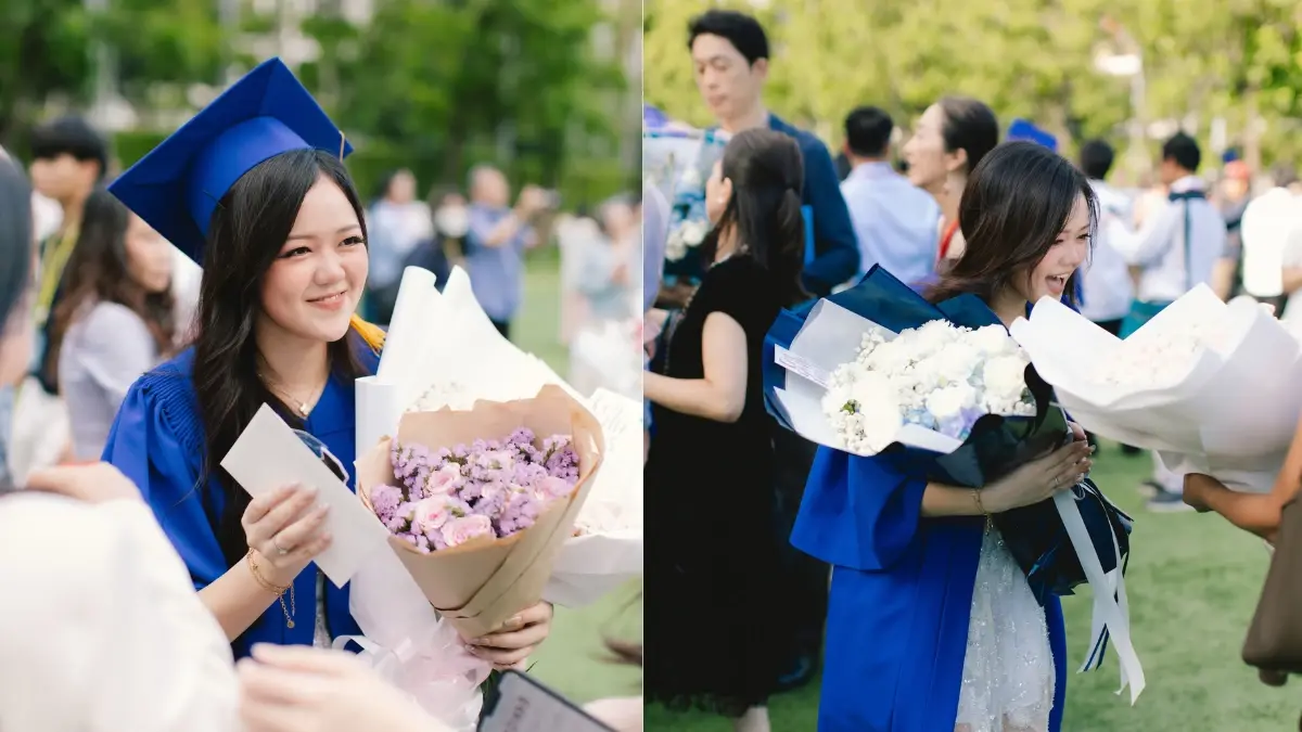 "น้องแพรพาเพลิน" หนูน้อยช่างแต่งหน้า โพสต์ภาพสำเร็จการศึกษา ม.6