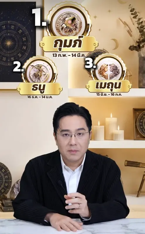 3 ราศี หมอช้าง ชี้ ดวงดีแบบจัดเต็มเดือนนี้ งานก้าวหน้า เงินมั่นคง