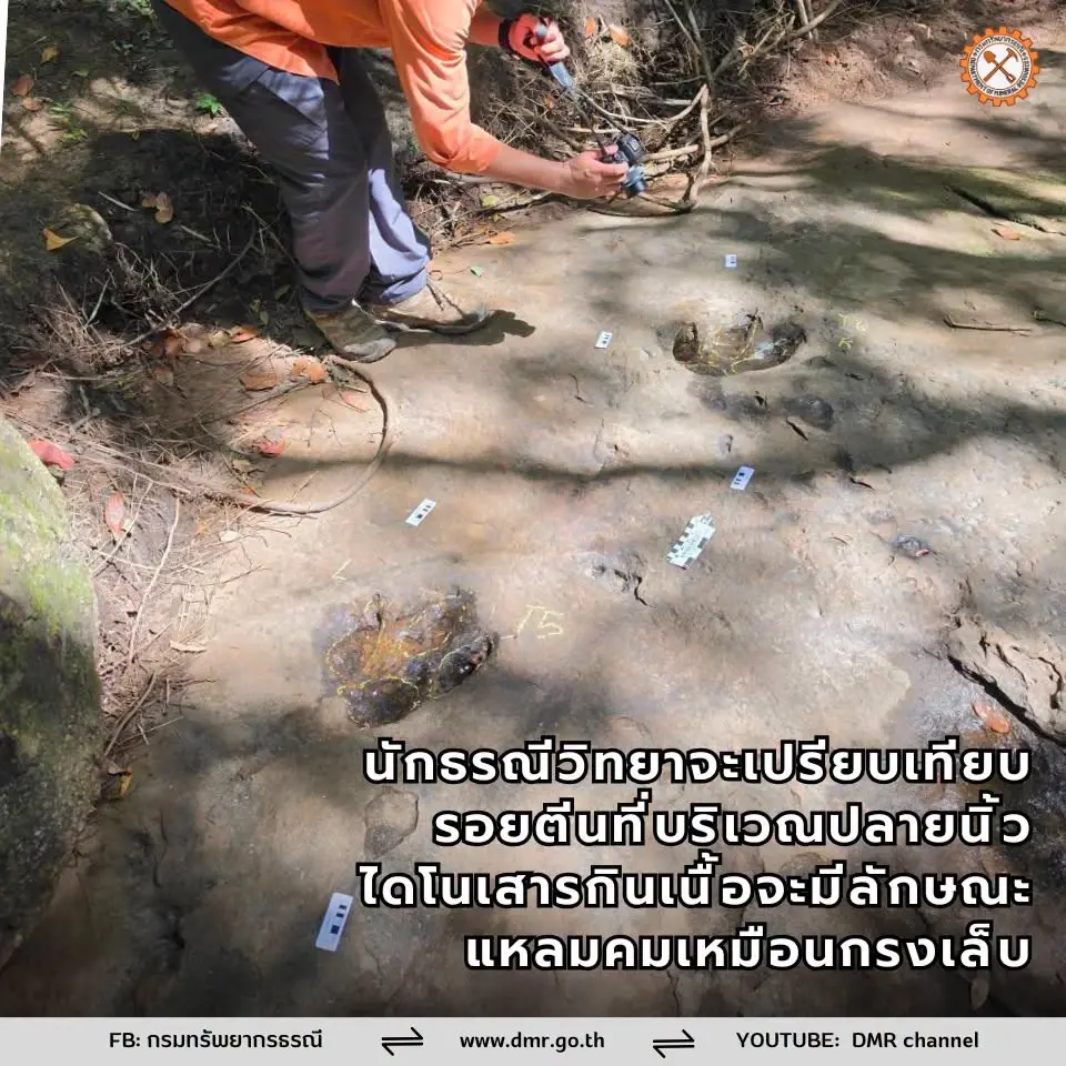 อุดรธานีพบร่องรอยปริศนา 120 ล้านปี กรมธรณีฯ เผยผลตรวจสอบแล้ว