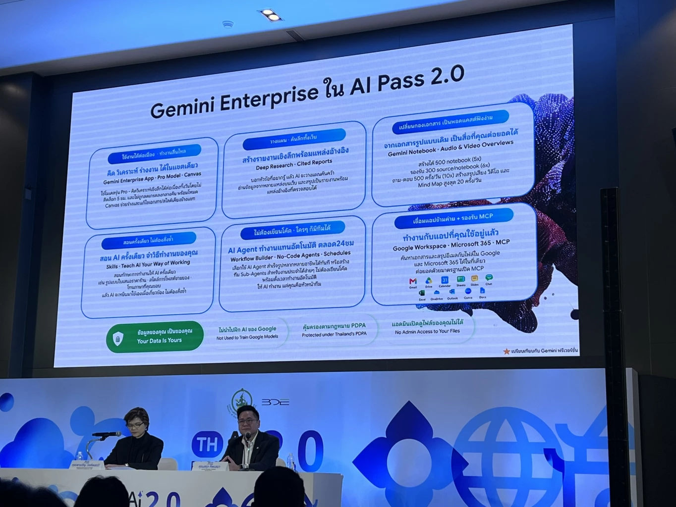 แจกฟรี 500,000 สิทธิ์ Gemini Enterprise เริ่มแล้ววันนี้ ยกระดับ "TH-AI Passport" สู่ AiPASS 2.0