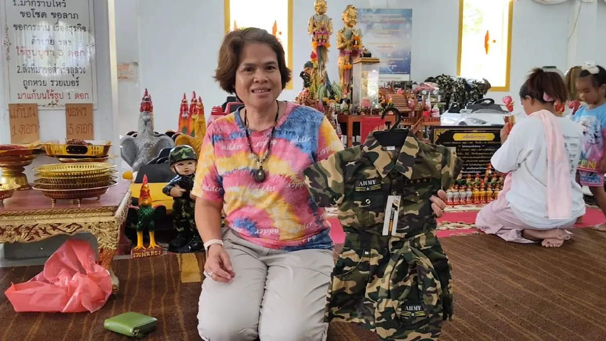 สาวนนท์ดวงดี ขอพรไอ้ไข่วัดบึงบา จนต้องกลับมาแก้บน