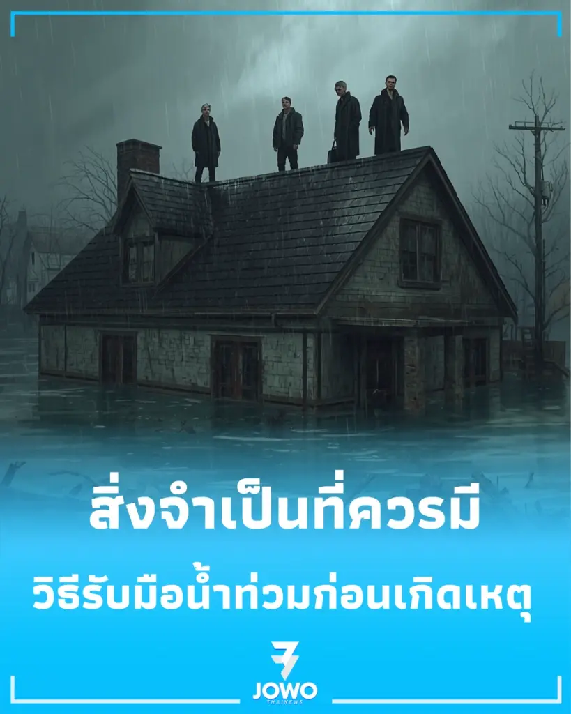 เช็กให้พร้อม เปิดวิธีรับมือน้ำท่วมก่อนเกิดเหตุ สิ่งจำเป็นที่ทุกบ้านควรมี ลดเสี่ยงชีวิต-ทรัพย์สินเสียหาย