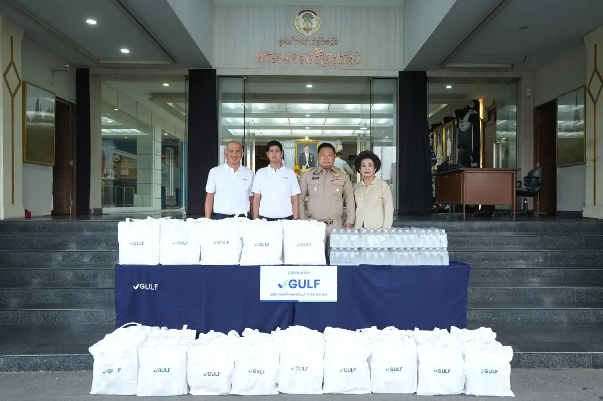 GULF สานต่อภารกิจ "GULF Care" ช่วยเหลือผู้ประสบภัยน้ำท่วมจากกรุงเทพฯ สู่ 4 ภูมิภาค