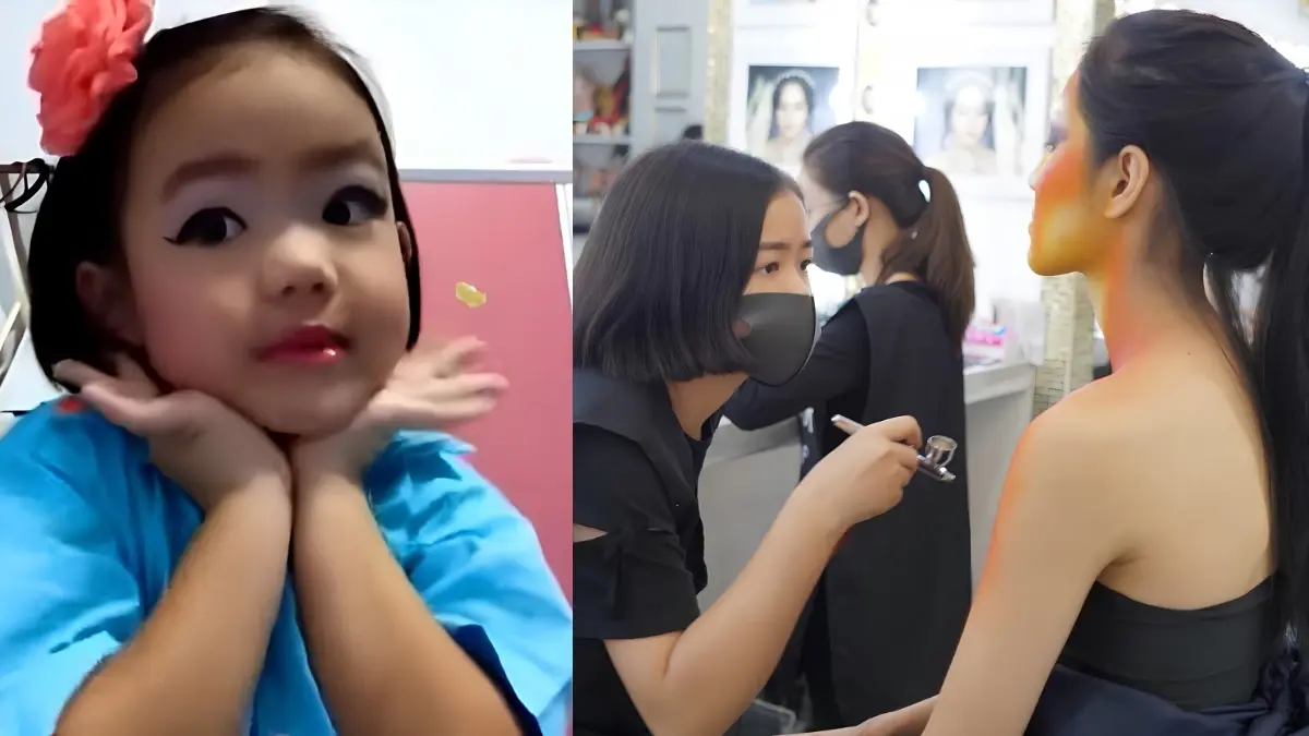 "น้องแพรพาเพลิน" หนูน้อยช่างแต่งหน้า โพสต์ภาพสำเร็จการศึกษา ม.6