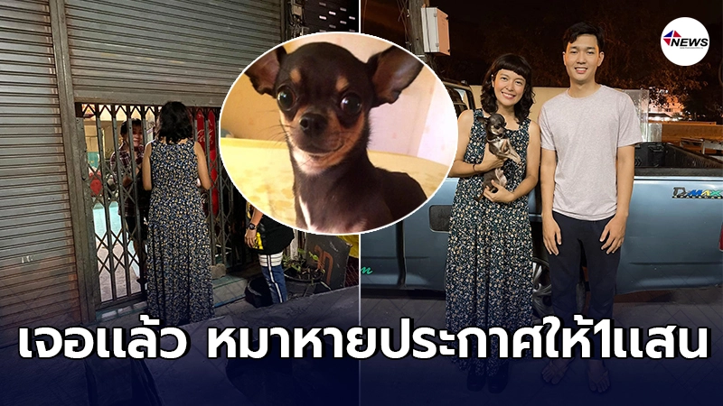 สาวโล่งอกเจอน้องเเลมโบเเล้ว เเต่คุณป้าเก็บที่เก็บสุนัขได้ไม่ยอมรับเงิน
