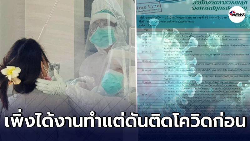 สาววัย 25 สุดมึน  ไปตรวจโควิดก่อนเข้าทำงาน แจ็คพอตแตกรู้ผลติดเชื้อ