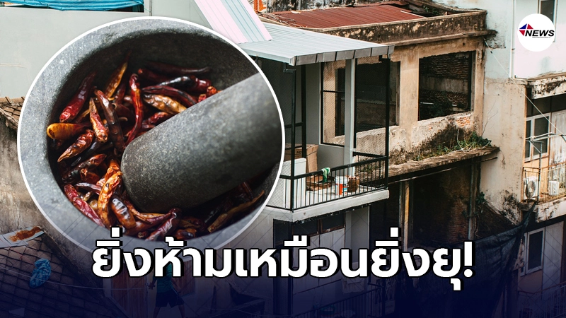 สาวเผชิญปัญหาโลกแตก เพื่อนบ้านทาวน์เฮ้าส์ ตำพริกทุกวัน ตี 5-6 โมงเช้า สาวเผชิญปัญหาโลกแตก เพื่อนบ้านทาวน์เฮ้าส์ ตำพริกทุกวัน ตี 5-6 โมงเช้า