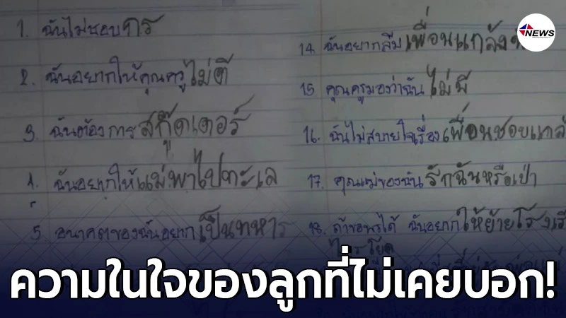 คุณแม่มีลูกชายสมาธิสั้น ไม่ค่อยกล้าพูดตรงๆ เลยให้เขียนความรู้สึก คุณแม่มีลูกชายสมาธิสั้น ไม่ค่อยกล้าพูดตรงๆ เลยให้เขียนความรู้สึก