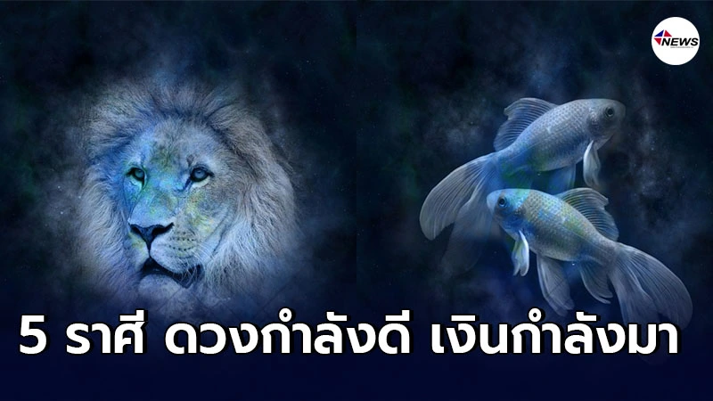 5 ราศี ดวงกำลังดี เงินกำลังมา งานจะปังมากๆ 5 ราศี ดวงกำลังดี เงินกำลังมา งานจะปังมากๆ