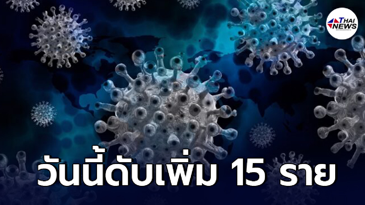 ยอดโควิดวันนี้ ยังพุ่งขึ้นหลักพัน ดับเพิ่ม 15 ราย ติดเชื้อใหม่ 1,583 ราย ยอดโควิดวันนี้ ยังพุ่งขึ้นหลักพัน ดับเพิ่ม 15 ราย ติดเชื้อใหม่ 1,583 ราย