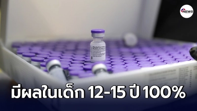 รายงานชี้ วัคซีนโควิด-19 ไฟเซอร์-ไบออนเทค มีผลในเด็ก 12-15 ปี 100% - ไทยนิวส์ออนไลน์