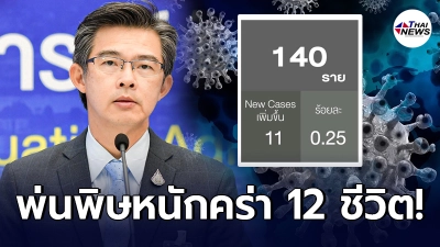 โควิดมัจจุราชร้าย คร่าชีวิตวันนี้สูงถึง 12 ราย หมอทวีศิลป์ไล่ไทม์ไลน์ชัดๆ โควิดมัจจุราชร้าย คร่าชีวิตวันนี้สูงถึง 12 ราย หมอทวีศิลป์ไล่ไทม์ไลน์ชัดๆ