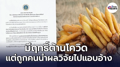 มหิดล ยัน กระชายขาว มีฤทธิ์ต้านโควิด แต่ถูกคนอ้างนำผลวิจัยไปหาผลประโยชน์ มหิดล ยัน กระชายขาว มีฤทธิ์ต้านโควิด แต่ถูกคนอ้างนำผลวิจัยไปหาผลประโยชน์